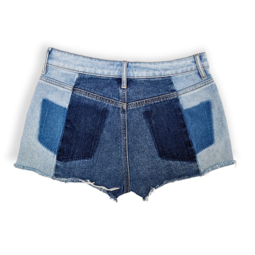 Pacsun Patchwork Denim Jean Shorts Size 26